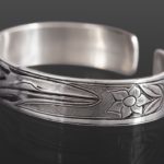 hummingbird bracelet Joseph Wilson Kwakwaka'wakw Oxidized silver 1/2 350 jewelry northwest coast native art