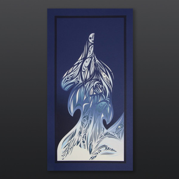 enduring spirits Susan Point Coast Salish Serigraph