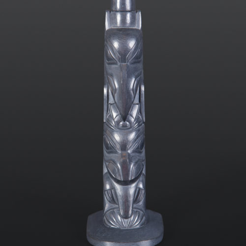 Raven and Bear Gary Minaker-Russ Haida Argillite carving 1¾” x 1¼” x 7½” $4400