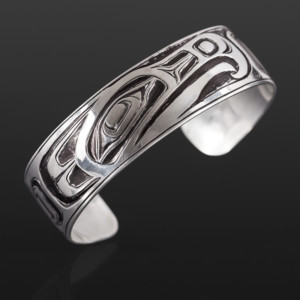 thunderbird bracelet Joe wilson kwakwaka'wakw silver $485 northwest coast jewelry