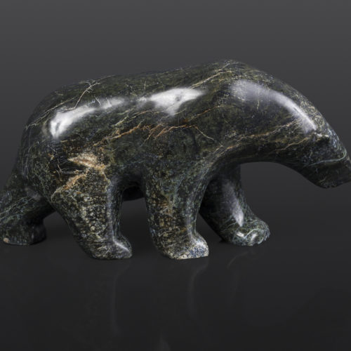 Polar Bear (13973) x Tony Ohotaq Inuit Serpentine 9½” x 3” x 5” $850
