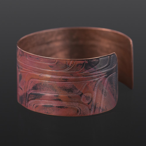 Copper Abstract Gwaii Edenshaw Haida Copper $265