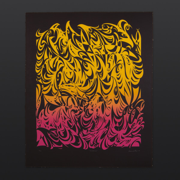 Wild Fire Susan Point Coast Salish Limited Edition Serigraph 34" × 28" $1075