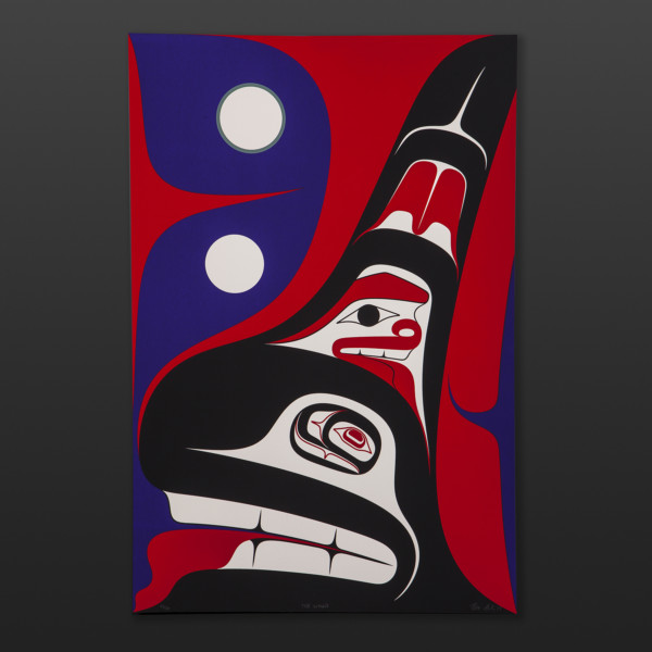 Tide Walker Ben Davidson Haida Serigraph 8 3/4" × 19 1/4" $650