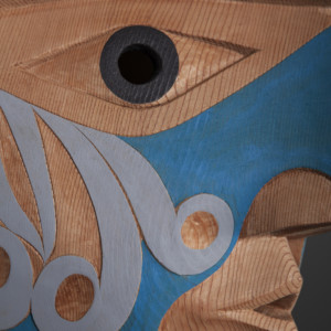 Westerly Wind Raven & Seagull Tim Paul Nuu-Chah-Nulth Red cedar, paint 12" x 12" x 15" $5500