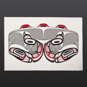 Salmon Season Clifton Guthrie Tsimshian limited edition serigraph $150