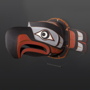 Eagle Transformation Mask John Livingston Kwakwaka'wakw Cedar, paint, cedar rope 32" x 20" x 24" $9400
