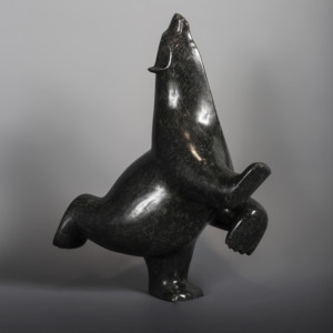 Dancing Bear Ashevak Adla Inuit Serpentine #28 14 ½” x 11” x 6” $3900