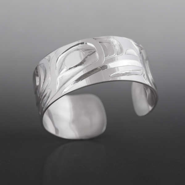 Raven and Orca Alvin Adkins Haida Silver $625