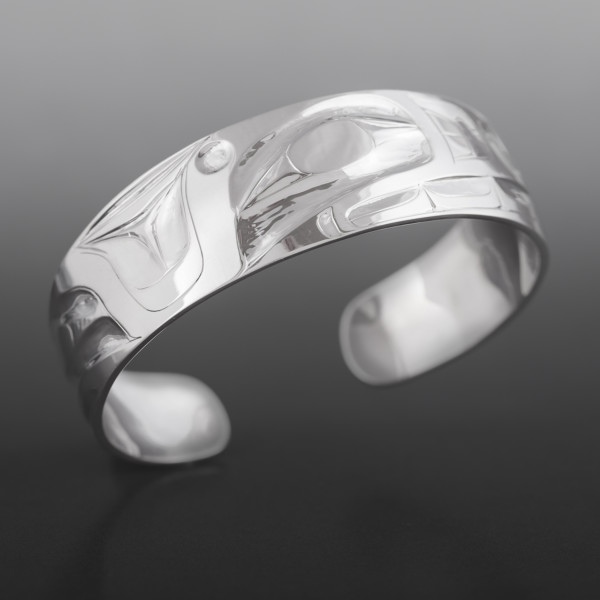 Orca Bracelet Alvin Adkins Haida Silver $475