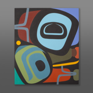Eagle Transforming
Steve Smith – Dla’kwagila
OweekenoAcrylic on Birch12” x 36”
$1600

