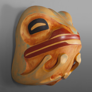 Tsimshian Frog
Terry Starr
TsimshianAlder, Paint7” x 5 ½” x 5”
$3800
