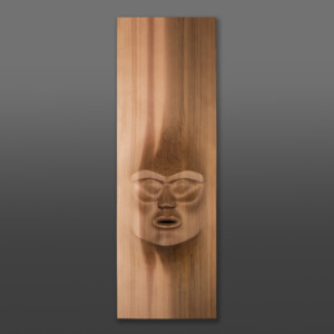 Piercing the Veil
Klatle Bhi
Kwakwaka'wakw
Red cedar
36" x 12" x 6"
$11500