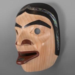 Potlatch Woman
David A Boxley
Tsimshian
Alder, abalone, paint
10 x 7" x 5½”
$4500