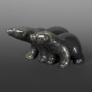 Bear CubsMarkoosie Papigatuk
InuitSerpentine #32
6" x 4½” x 2½”$525