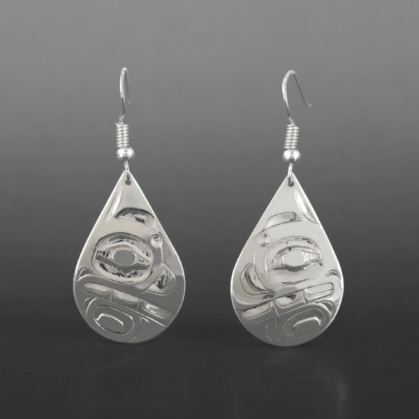 Orca Earrings Alvin Adkins Haida
