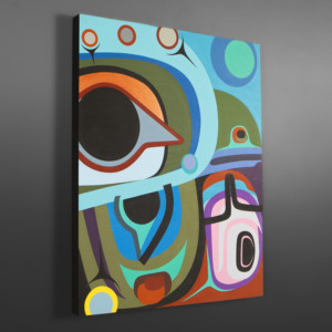 Renewal
Steve Smith - Dla'kwagila
Acrylic on birch panel
30" x 24" x 1½
$3000