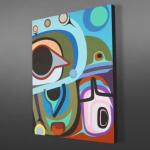 Renewal
Steve Smith - Dla'kwagila
Acrylic on birch panel
30" x 24" x 1½
$3000