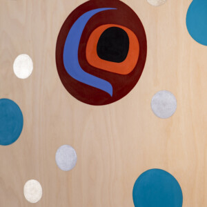 Salmon Eggs Steve Smith - Dla'kwagila
OweekenoAcrylic on birch panel
22" x 30" x 1½"