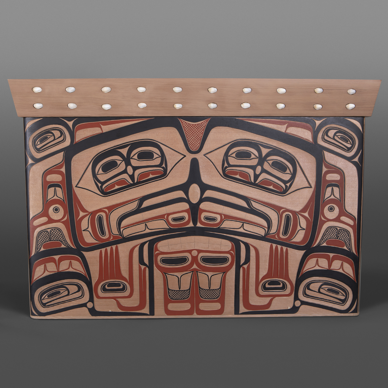 Eagle Chief's Treasure Box
David Boxley
Tsimshian
Red cedar, paint
23" x 18½" x 34½"
$20,000
