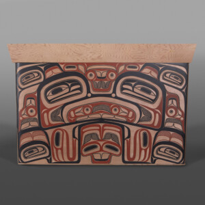 Eagle Chief's Treasure Box
David Boxley
Tsimshian
Red cedar, paint
23" x 18½" x 34½"
$20,000
