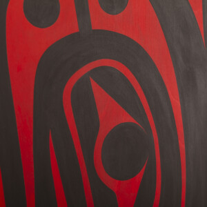 Raven in Dorsal Fin
Steve Smith - Dla'kwagila
Oweekeno
Acrylic on birch panel
12” x 36”
$1600
