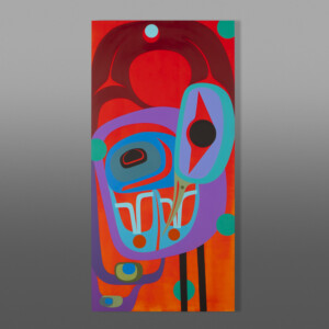 Heron and Setting Sun
Steve Smith - Dla'kwagila
Oweekeno
Acrylic on birch panel
24” x 48”
$4800