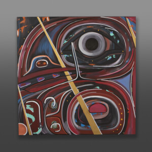 Raven's Inception
Steve Smith - Dla'kwagila
Oweekeno
Acrylic on canvas
30" x 30" x 1½"
$4500