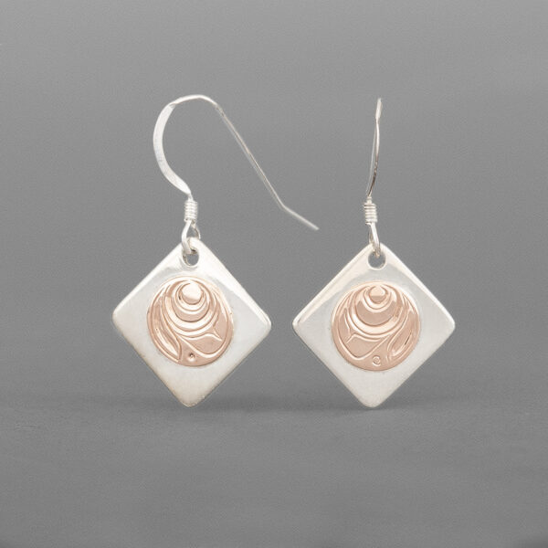 Salmon Egg Earrings