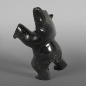 Dancing and Diving Bear
Etulu Salomonie
Inuit
Serpentine
9” x 8” x 7”
$1400
