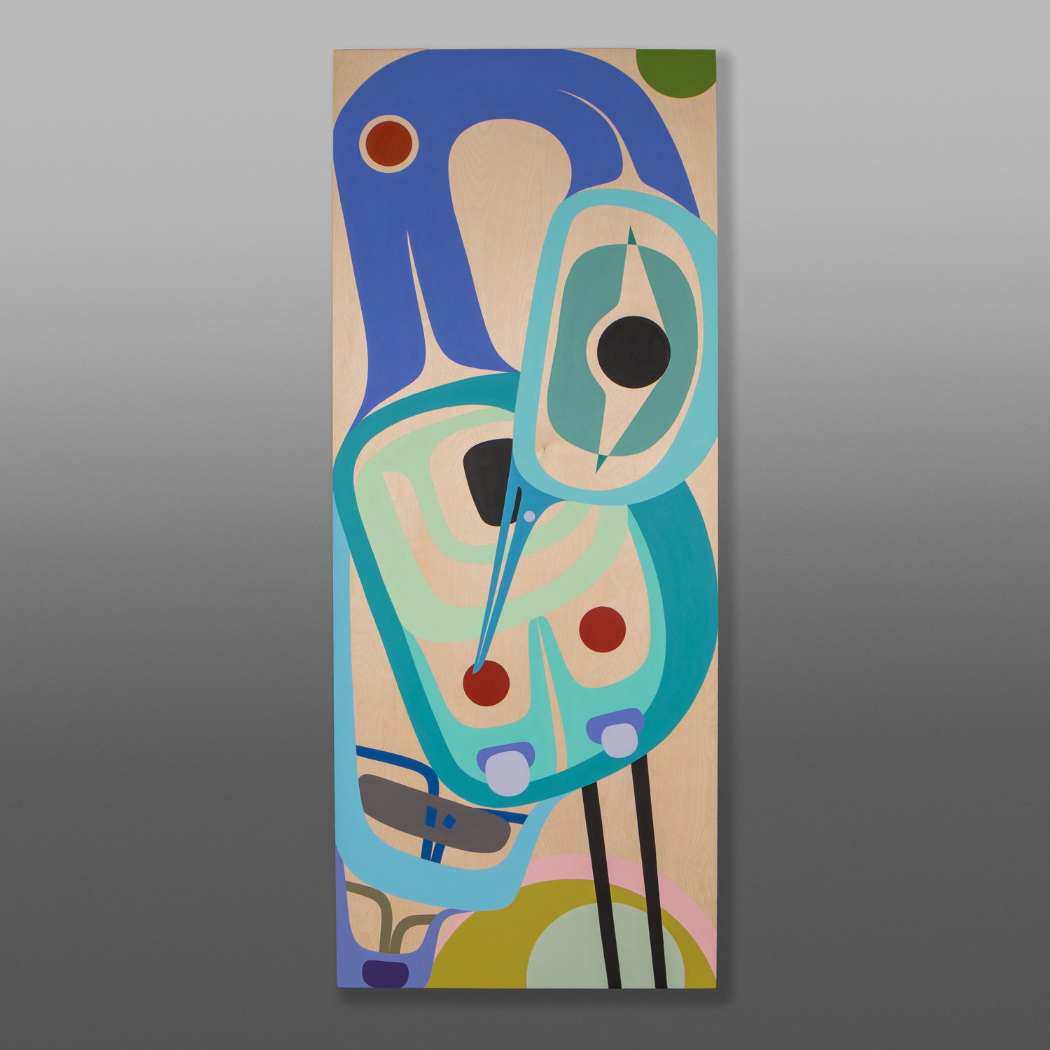 Tranquility
Steve Smith – Dla-kwagila
Oweeneno
24”x60”
Acrylic on birch panel
$6500
