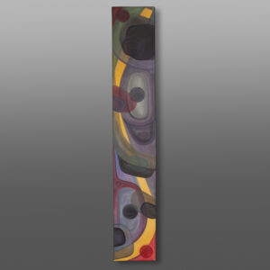 Layers & Overlaps
Steve Smith – Dla-kwagila
Oweeneno
10”x 60”
Pastel on canvas
$3000
