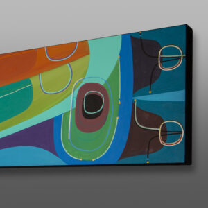 Hummingbird
Steve Smith – Dla-kwagila
Oweeneno
10”x 60”
Acrylic on canvas
$3800
