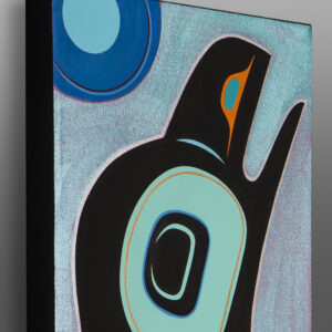 Raven Shimmer
Steve Smith – Dla-kwagila
Oweeneno
12”x24”
Acrylic on canvas
$2200
