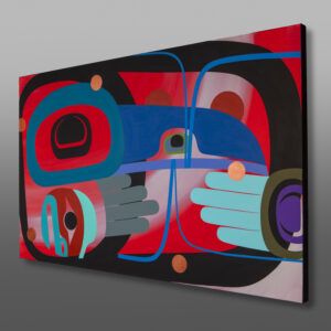 Raven Elated
Steve Smith – Dla-kwagila
Oweeneno
30”x48”
Acrylic on canvas
$6500
