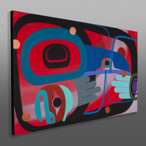 Raven Elated
Steve Smith – Dla-kwagila
Oweeneno
30”x48”
Acrylic on canvas
$6500
