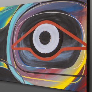 Origin (Raven II)
Steve Smith – Dla-kwagila
Oweeneno
18”x36”
Acrylic on canvas
$3200
