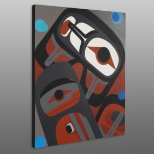 Silently
Steve Smith - Dla'kwagila
Oweekeno
Acrylic on birch panel
30" x 24" x 1½”
$3400