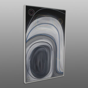 Inner Ovoid, Outer Space
Steve Smith - Dla'kwagila
Oweekeno
Acrylic on canvas
48" x 30" x 1½"
$5200