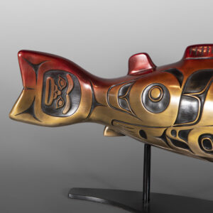 Salmon - Tzum,
Preston Singletary
Tlingit
Bronze
9” x 22” x 5.25”
#16/18 $5,000