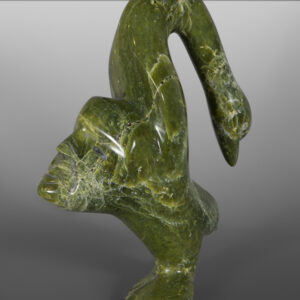 Swan Transformation
Ning Ashoona
Inuit
Serpentine
10 1/2" x 8 x 3
$1800