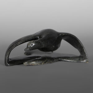 Bird Reflection
Kellipalik Etidloie
Inuit
Serpentine
8" x 7½” x 3½”
$1800