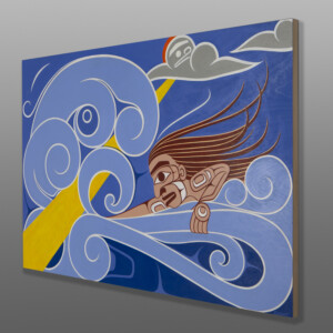 The  Swimmer
Dean Hunt
Heiltsuk
Acrylic on panel
36" x 24"
$3600
