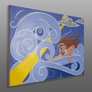 The  Swimmer
Dean Hunt
Heiltsuk
Acrylic on panel
36" x 24"
$3600