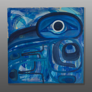 Moonrise (Blue Raven)
Steve Smith - Dla'kwagila
Oweekeno
Acrylic on birch panel
40" x 40" x 1½"
$6000
