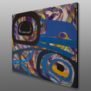 Vibrant Raven
Steve Smith - Dla'kwagila
Oweekeno
Acrylic on birch panel
48" x 40" x 1½"
$7500