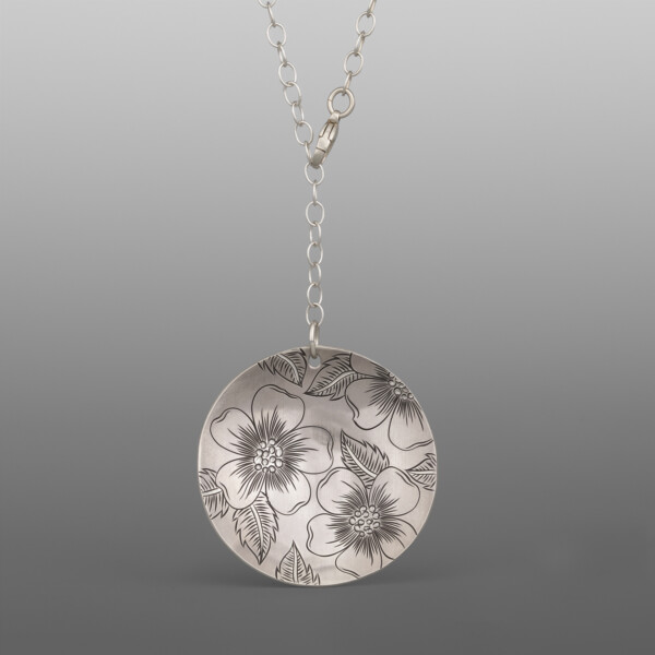 Ovoids & Wildroses Pendant Jennifer Younger