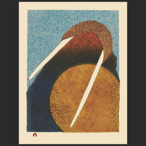 NINGIUKULU TEEVEE
13. Sunset Walrus
Lithograph
Paper: Arches Cream
Printer: Nujalia Quvianaqtuliaq
41.6 x 32 cm
16¼” x 12½”
$ 600
480