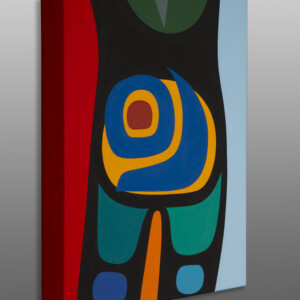 Happy Raven
Steve Smith - Dla'kwagila
Oweekeno
Acrylic on canvas
24" x 12" x 1½"
$1600
