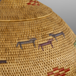Medium Yupik Basket
Bessie White
Coiled grass
17½" x 21½"
$4400